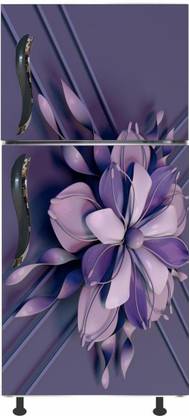 Nirantara Enterprises 160 cm creative multicolor whater fish fridge sticker for size [60x160Cm] salf adhesive,3D whater proof Self Adhesive Sticker