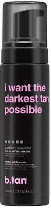 b.tan I Want The Darkest Tan Possible Self Tan Mousse 200 Tanning Liquid