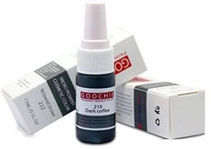 Goochie Dark Coffee 215 Permanent Make Up Micro Pigment Cosmetic Color Tattoo Ink