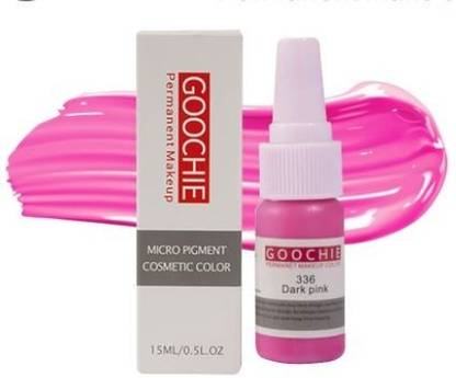 Goochie Dark Pink 336 Permanent Make Up Micro Pigment Cosmetic Color Tattoo Ink