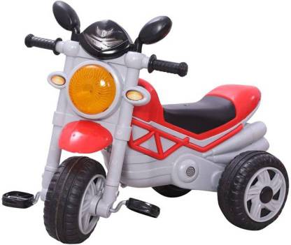baby tone BABY BULLET BIKE AND LIGHT OR MUSICAL Bullet Rider Baby Tricycle Tricycle (Multicolor) Tricycle