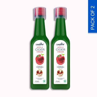 Leeford Apple Cider Vinegar 500ml Pack of 2 Vinegar