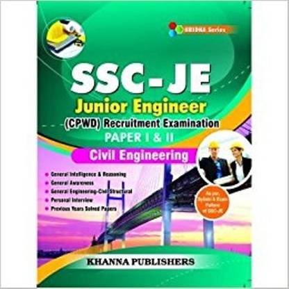 SSC-JE CPWD Recruitment Examination Paper I & II Civil Engineering