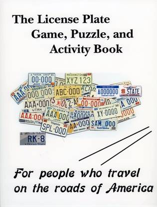 The License Plate Game, Puzzle & Activity Book