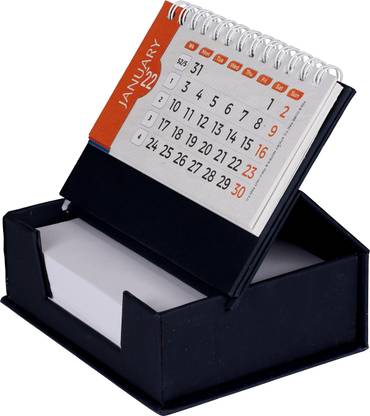Modaro 2022 Calendar 2022 Desktop Calendar with Paper Memo Pad Writing Sheets, Cube Pad 2022 Table Calendar 2022 Table Calendar