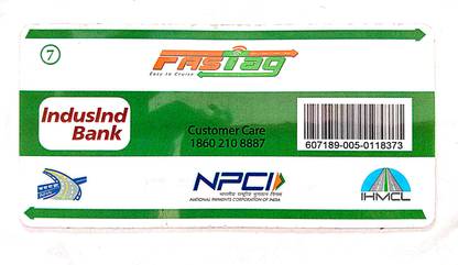 indusind Fastag for Car