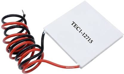 Scriptronics TEC1-12715 Peltier Module DC 12V Heatsink Thermoelectric Cooler Peltier Board Module 40x40MM Electronic Components Electronic Hobby Kit