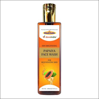 DAVAINDIA SKIN BRIGHTENING PAPAYA FACE WASH HELPS REJUVENATING SKIN - 200 ml Face Wash