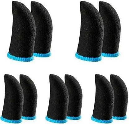 WAY OF CREATION Sleep-proof Screen Thumbs Finger Sleeve for PUBG Mobile Game(5 ps) Gaming Finger Sleeve