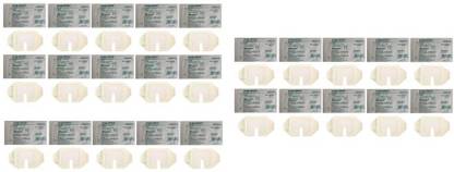 Romsons INTRA SHIELD GS-3045 Adhesive Transparent I.V. Catheter Fixator Dressing (Medium - 6 x 7 cm) Pack of 25 First Aid Tape