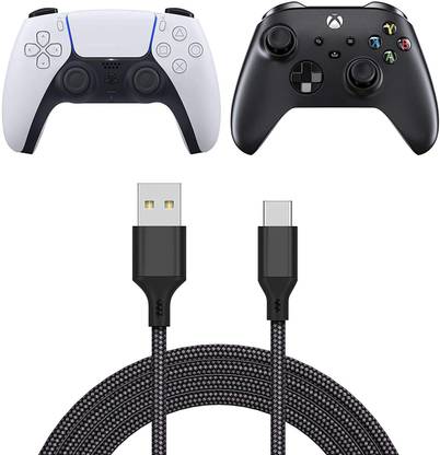 Tech Aura Cable for Xbox Series X/Series S Controller, Fast Charging USB Type C Charger Cord Campatible with Sony PS5 Dual Sense Controllers, Swith and Switch Lite 10ft/3m  Gaming Accessory Kit