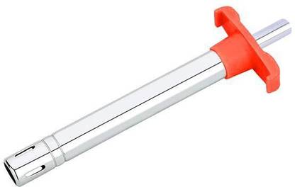 Nirja sk Gas Lighter Pack of 1 Steel Gas Lighter (Red) Steel Gas Lighter