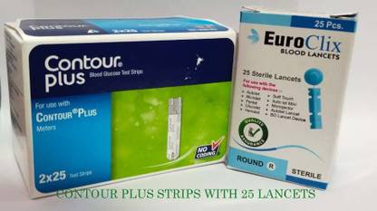 CONTOUR PLUS C.PLUS STRIPS 50 Glucometer Strips