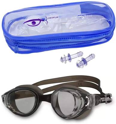 shopviashipping Swimming Anti fog goggle eye safety glasses Adjustable Silicon for Kids & Adults Swimming Goggles