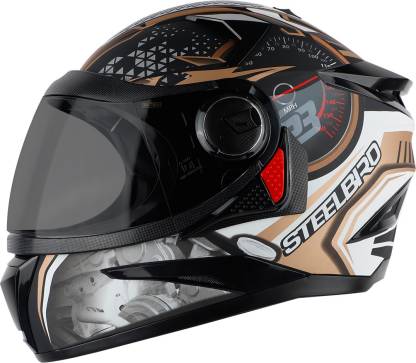 Steelbird SBH-17 Ignimeter Full Face ISI Certified Graphic Helmet Motorbike Helmet
