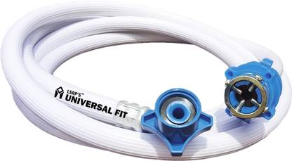 LSRP's Universal Fit Washing Machine Inlet Pipe (5.5mm Thick & 3 Layers PVC ) - All Types Of Washing Machines & Dishwashers - 3 meters With FREE UNIVERSAL CONNECTOR Hose Pipe