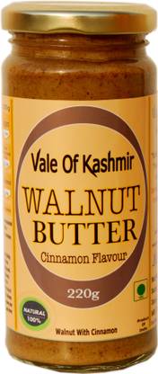 vale of kashmir Walnut Butter Cinnamon Flavor , Only Walnuts & Cinnamon , Walnut Spread