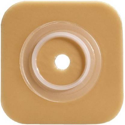 ConvaTec Sur-Fit Natura Stomahesive Wafer 4"X4" 2 1/4" Flange - Box of 10 - Model 401576 Foams Medical Dressing