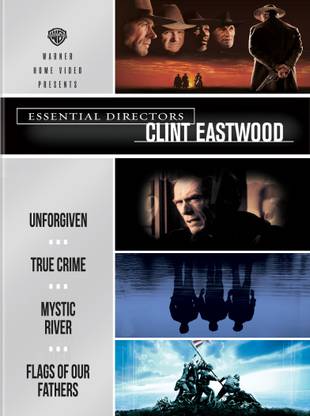 Essential Directors: Clint Eastwood Collection - 4 Movies: Unforgiven + True Crime + Mystic River + Flags of Our Fathers (4-Disc Box Set) (Region 2) (Slipcase Packaging + Fully Packaged Import)