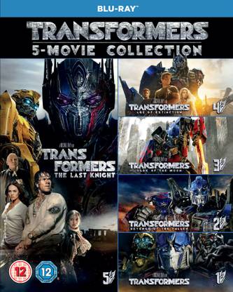 Transformers: 5-Movie Collection: Transformers 1 + Revenge of the Fallen + Dark of the Moon + Age of Extinction + The Last Knight (6-Disc Box Set) (Slipcase Packaging | UK Import)