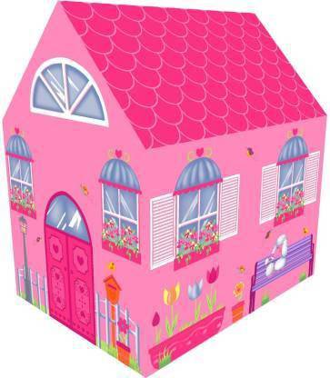 vitzie Chinese Doll House Theme Kids Play Tent House Indoor Outdoor for Kids Boys Girls Baby Toddler Playhouse House Foldable Tent With Kids Mask Free (Multicolor) (Multicolor)