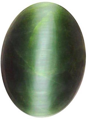 Takshila Gems Natural Cats Eye Stone / Lahsunia Stone 7.25 Ratti / 6.52 Carat Lab Certified Vaidurya Stone Cat's Eye Stone
