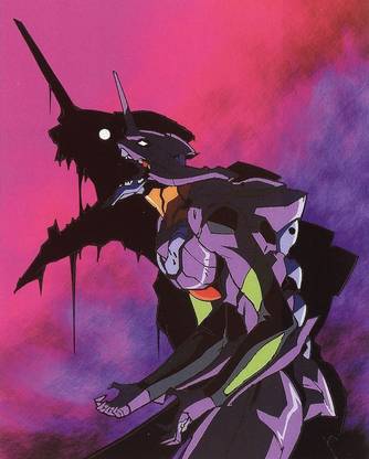 Neon Genesis Evangelion Eva Unit 01 Anime Evangelion Hd Art Matte Finish Poster Paper Print
