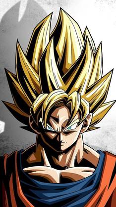 Dragon Ball Z Son Goku Portrait Display Matte Finish Poster Paper Print