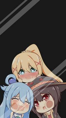 Kono Subarashii Sekai Ni Shukufuku Wo Aqua Konosuba Megumin Darkness Konosuba Anime Girls HdMatte Finish Poster Paper Print