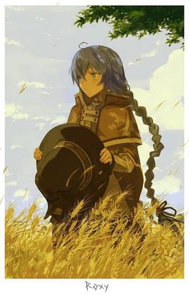 Mushoku Tensei Roxy Migurdia Mushoku Tensei Portrait Display Anime Girls Blue Hair HdMatte Finish Poster Paper Print