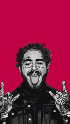 POST MALONE POSTER Paper Print