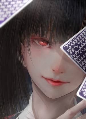 Kakegurui Anime Girls Jabami Yumeko Matte Finish Poster Paper Print