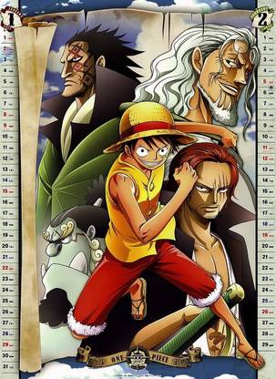 S Monkey D Luffy Rayleigh Anime One Piece Hd Art Matte Finish Poster Paper Print