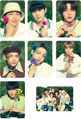 CORONA CARD BTS 2021 MUSTER SOWOOZOO FESTA photoshoot photocards BTS photo set of 7 photos and one free group photo Total 8 cards Paper Print