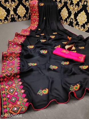 Chanderi Pure Silk Saree