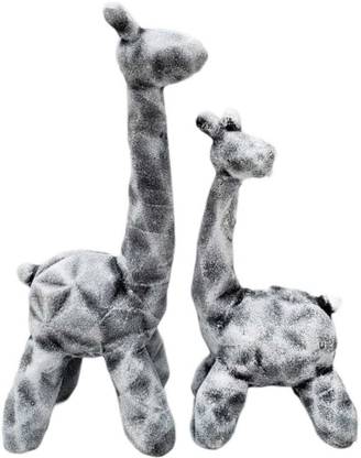 kvila Set Of 2 Pic Jiraf Statue For Home Decor Decorative Showpiece  -  22 cm