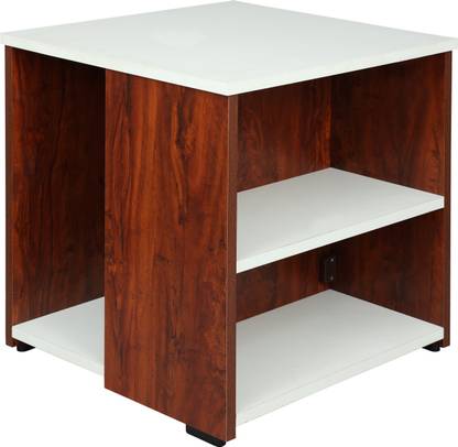 ABOUT SPACE Open Rack Bedside Sofa Side Table with Storage Space (L 50 x H 52 cm) Short Engineered Wood Side Table