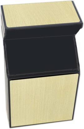Exquisite USB Rechargeable Portable Lighter Cum 20 Pc Storage Cigarette Holder Box Cigarette Lighter YH035C Cigarette Lighter (Golden) YH035C_Aa2 Cigarette Lighter