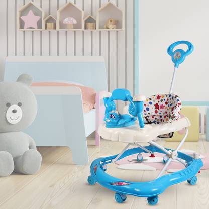 DUGGY Musical 2-in-1 Walker With Parent Rod