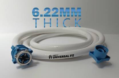 LSRP's Universal Fit 3 Meter (The Rarest Quality 6.2MM Thick) Water Inlet Hose Pipe Suitable With Samsung, IFB, Whirlpool, LG washing machine inlet pipe / water pipe / water inflow hose pvc pipe - white Washing Machine Inlet Hose