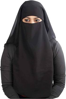 ARAB Georgette Self Design Burqa