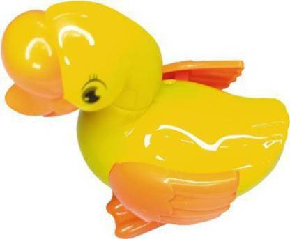 Q8 Twinkle Colorful Funny Key Operated Wind Up Happy Jumping Duck Rattle Rattle