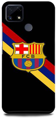 JUGGA Back Cover for Realme C12, RMX2189, FCB, BARCELONA, LOGO, SIGN