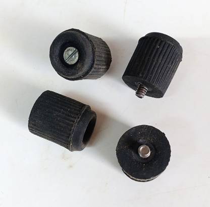 Hardware Door Stopper Bush Rubber (4 Pcs) Door Mounted Door Stopper