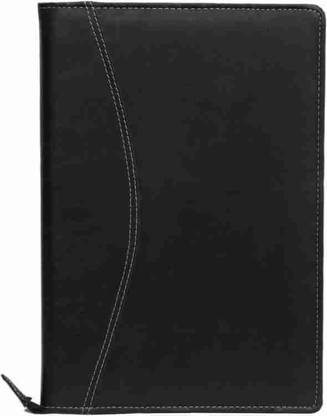 C J Choice Professional Leatherette File Folder (20 Leaf, Size B4 Color : Black) File Folder
