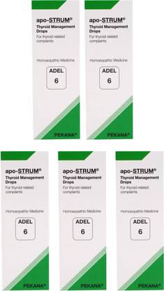 ADEL No. 6 (apo-STRUM) Thyroid Management Drops