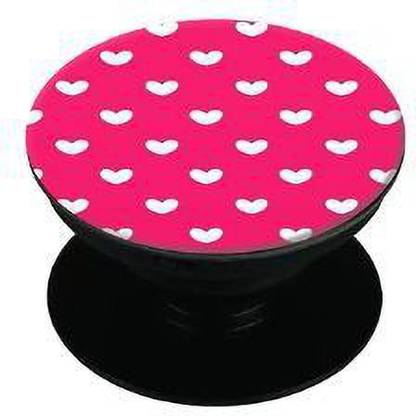 Coberta DS 0216 Small White Hearts On Pink Mobile Holder