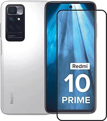 LIKEDESIGN Edge To Edge Tempered Glass for Redmi 10 Prime, Mi Redmi 10 prime