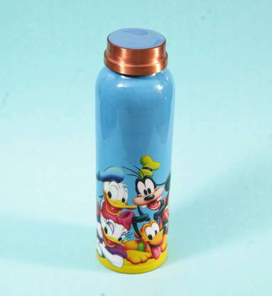 MANTRA Disney Donald Duck & Mickey Mouse Printed Copper Water Bottle 1000 ml Bottle