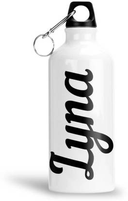 Furnish Fantasy Aluminium Sipper Bottle - Best Gift for Happy Birthday, Return Gift, Name - Lyna 600 ml Aluminium Sipper